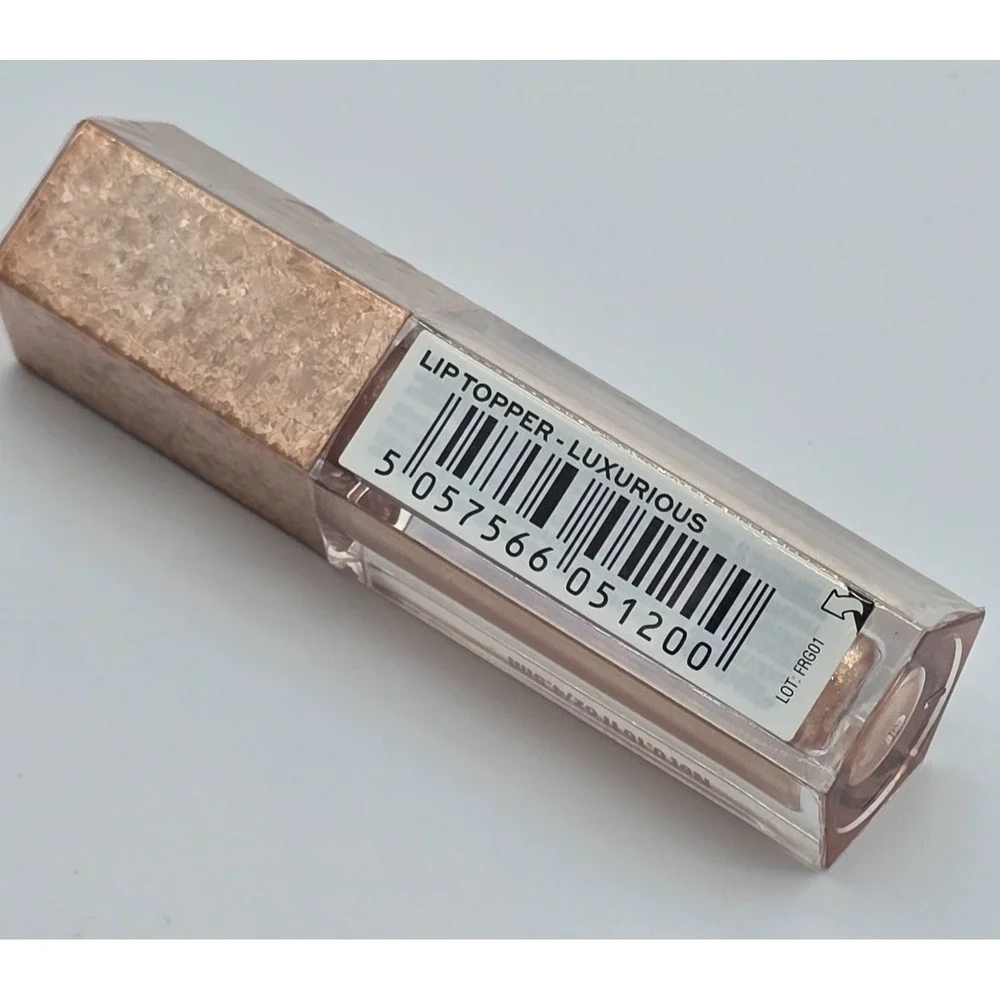 Makeup Revolution Luxurious Lip Topper Shimmer Gloss 0.16 oz 4.5ml New Champagne